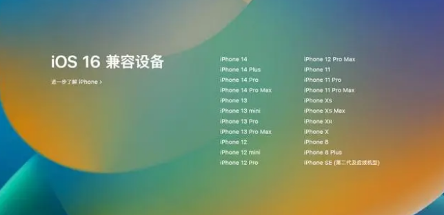忠县苹果手机维修分享iOS16.1.1支持哪些设备 